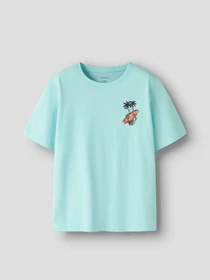 Футболки и поло Name it VAGNO SS LOOSE TOP модель 13224966_Limpet Shell Skeleton Surf Фото
