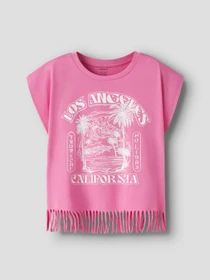 Футболки и поло Name it VALONE CAPSL SHORT TOP модель 13228185_Strawberry Moon California Фото