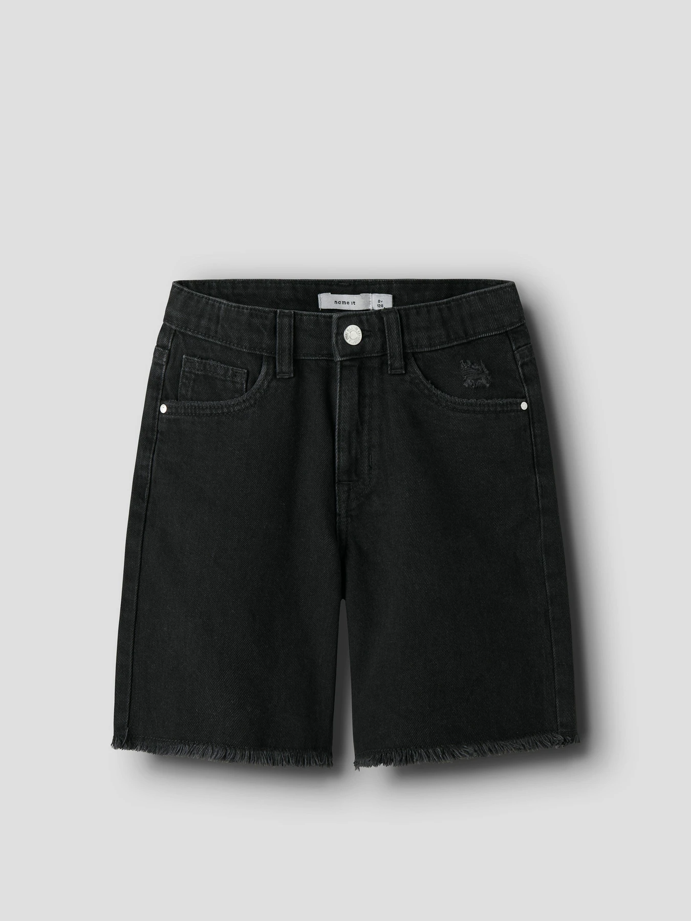 Шорты Name it BELLA WIDE DNM SHORTS модель 13240207_Black Denim Фото