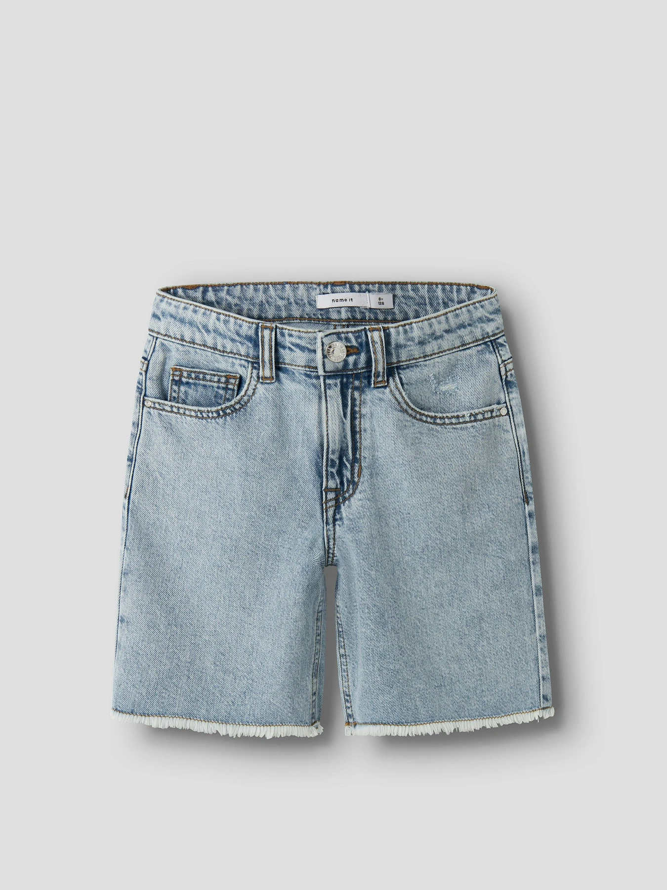 Шорты Name it BELLA WIDE DNM SHORTS модель 13240207_Light Blue Bleached Denim Фото