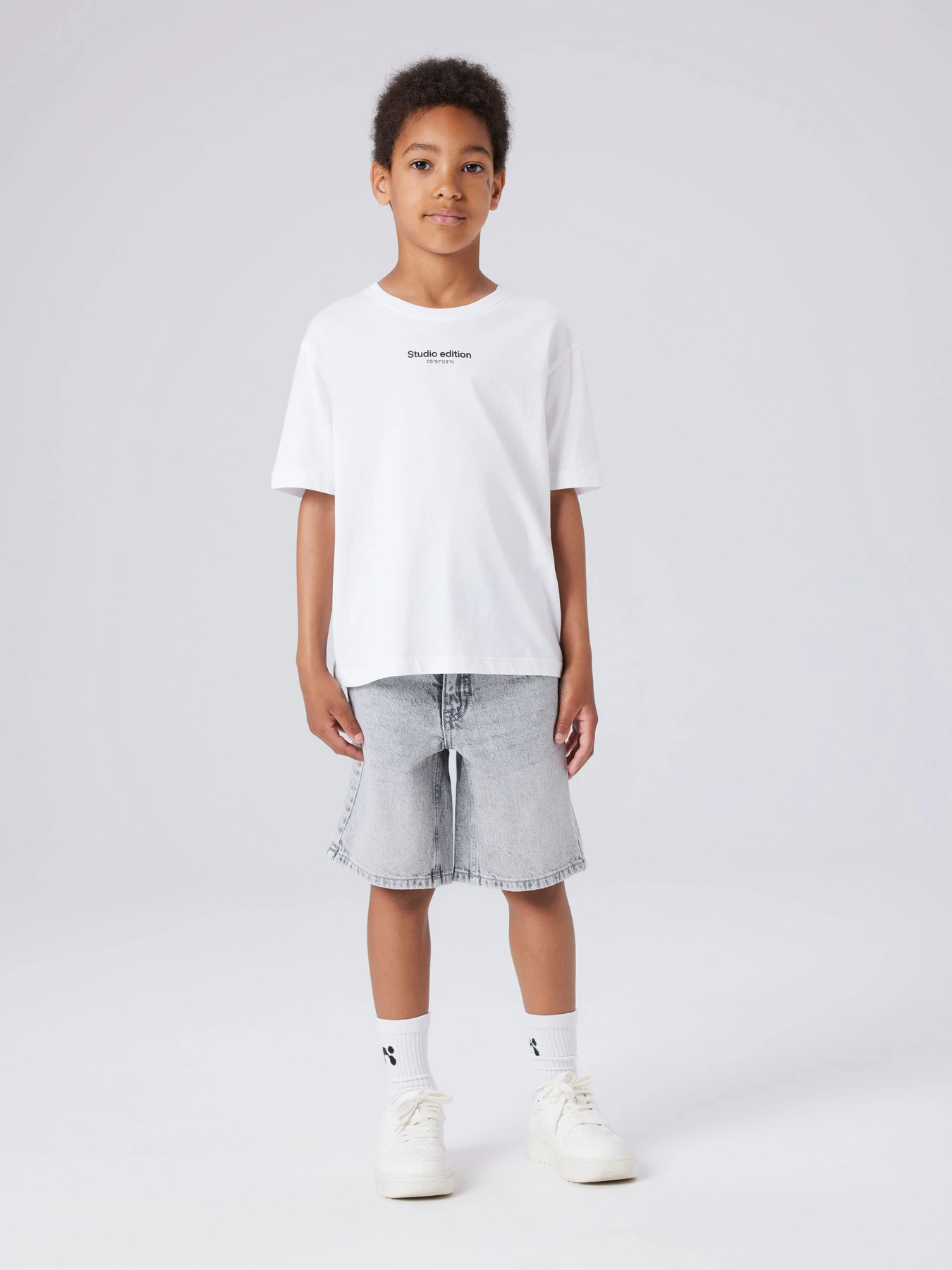Шорты Name it RYAN REG DNM SHORTS модель 13240777_Grey Denim Фото