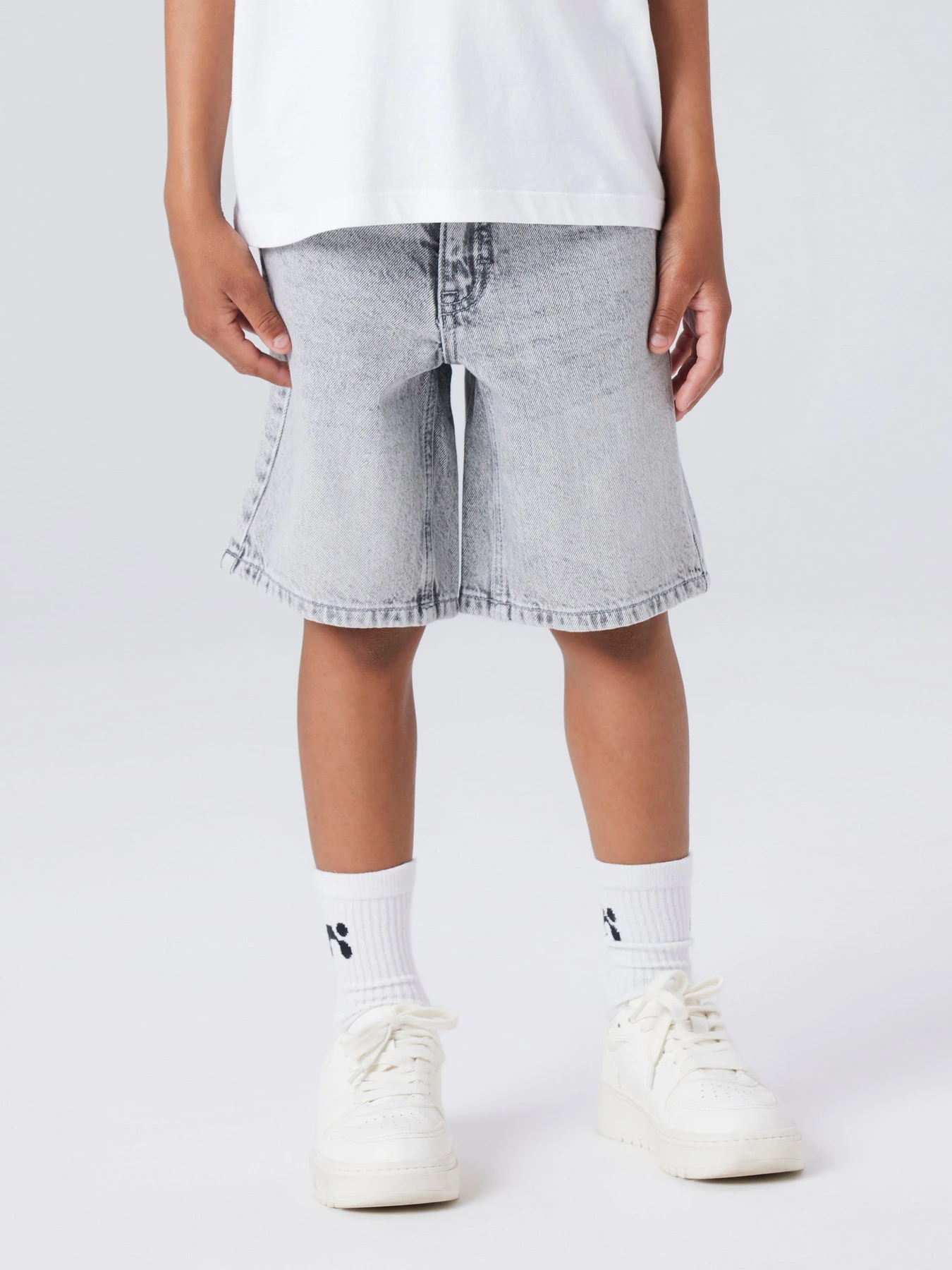 Шорты Name it RYAN REG DNM SHORTS модель 13240777_Grey Denim Фото