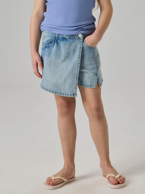 Юбки Name it ALMA DNM SKORT модель 13252295_Medium Blue Denim Фото