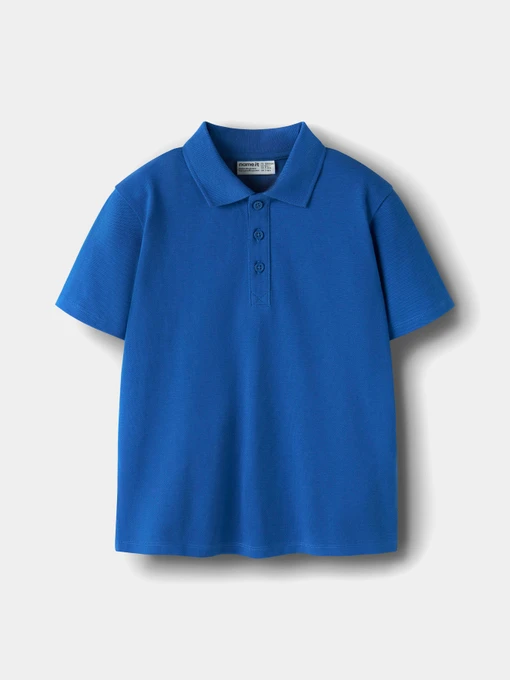 Футболки і поло Name it HANNI SS NREG POLO модель 13251000_Nautical Blue Фото
