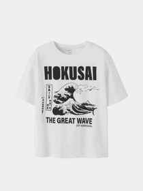 Футболки и поло Name it MESH HOKUSAI SS NREG TOP BOX A модель 13255758_Bright White Фото