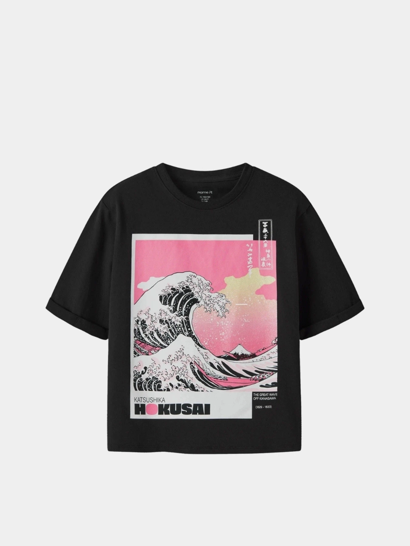 Футболки і поло Name it MYDA HOKUSAI SS NREG TOP BOX A модель 13255743_Black Футболки і поло Name it MYDA HOKUSAI SS NREG TOP BOX A модель 13255743_Black Фото