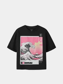 Футболки і поло Name it MYDA HOKUSAI SS NREG TOP BOX A модель 13255743_Black Фото