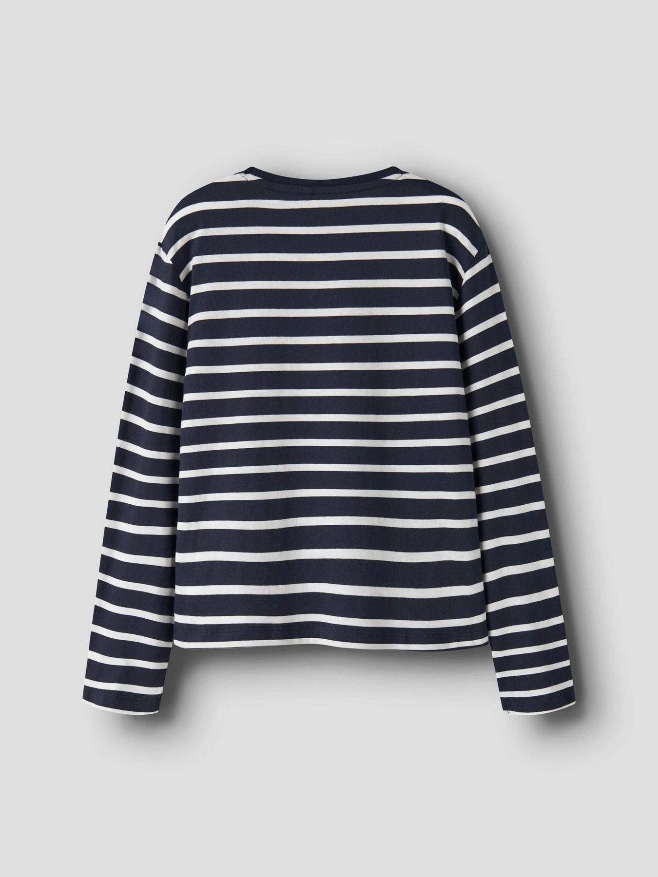 Худі та світшоти Name it OVELINA LS NREG TOP модель 13237888_Bright White DARK SAPPHIRE Фото