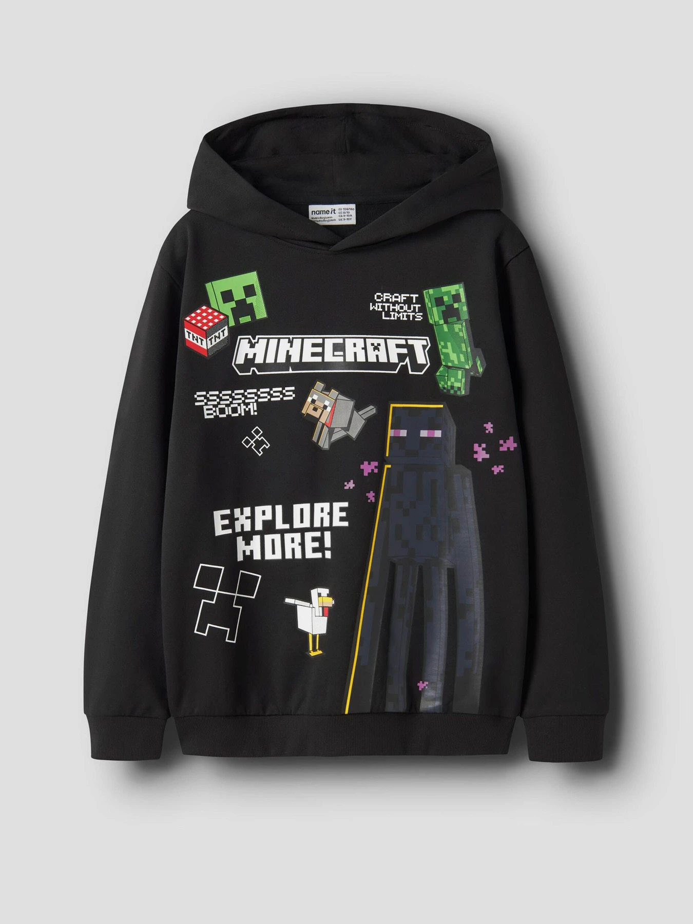 Худи и свитшоты Name it JU MINECRAFT NREG SWE WH модель 13257963_Black Худи и свитшоты Name it JU MINECRAFT NREG SWE WH модель 13257963_Black Фото