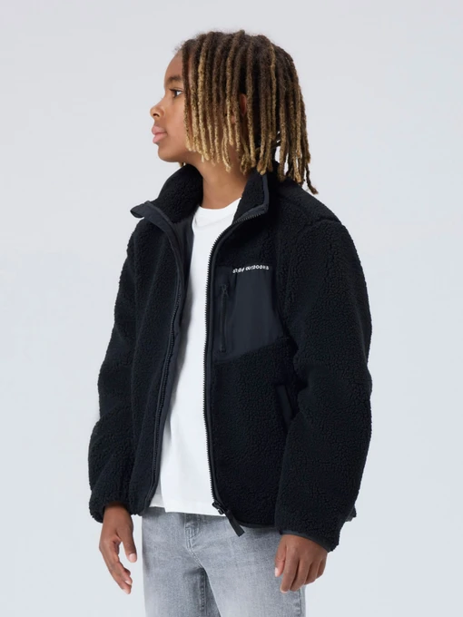 Куртки и дубленки Name it MATTIA SHERPA JACKET PB1 модель 13255362_Black Фото