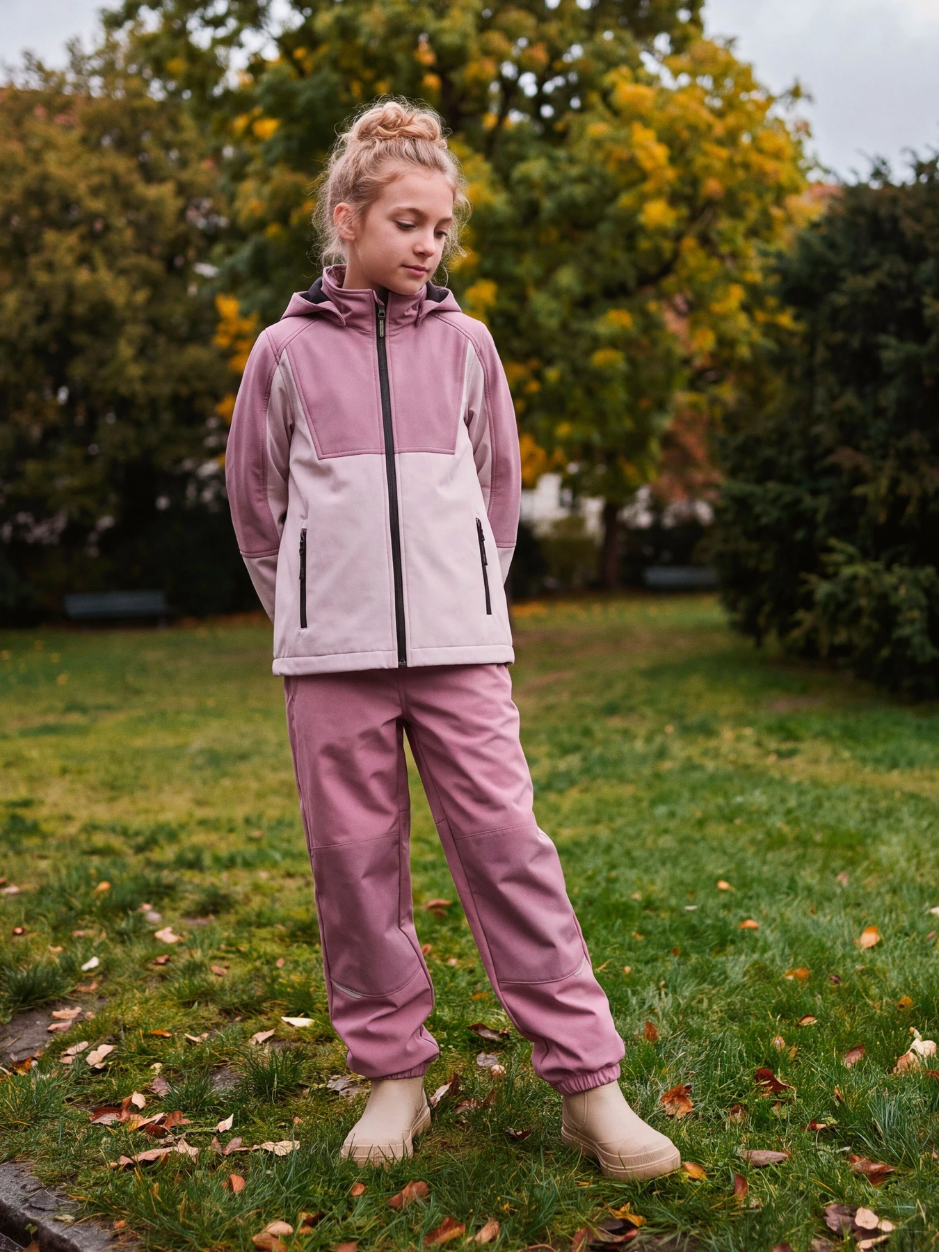 Куртки и дубленки Name it ALFA08 SOFTSHELL JACKET модель 13259259_Wistful Mauve Фото