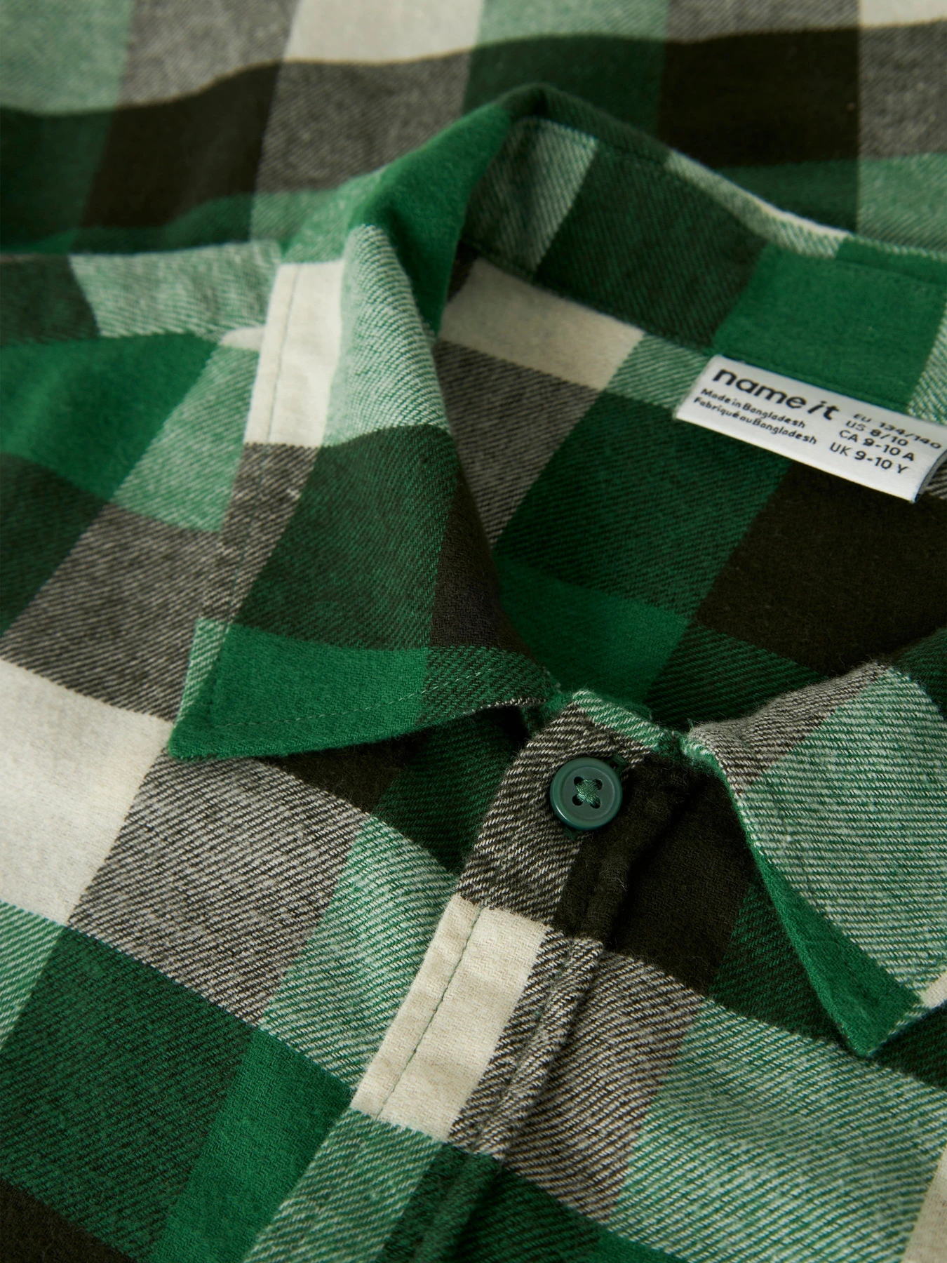 Рубашки Name it LEVIN LS OVERSHIRT модель 13258396_Verdant Green Фото