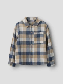 Рубашки Name it LEVIN LS OVERSHIRT модель 13258396_Vintage Indigo Фото