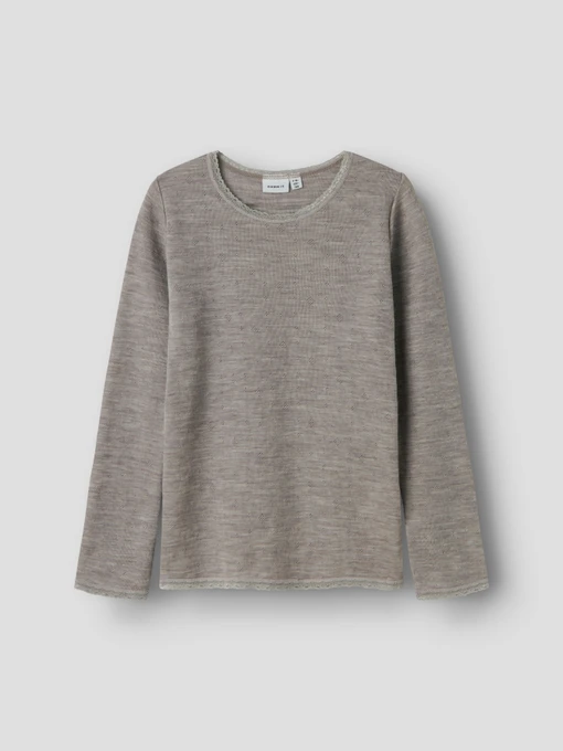 Нижнее белье Name it WANG WOOL NEEDLE LS TOP SOLID модель 13228524_Satellite Фото