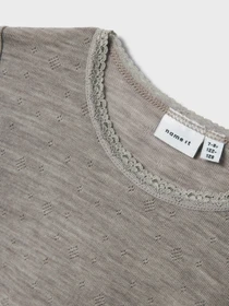 Нижнее белье Name it WANG WOOL NEEDLE LS TOP SOLID модель 13228524_Satellite Фото