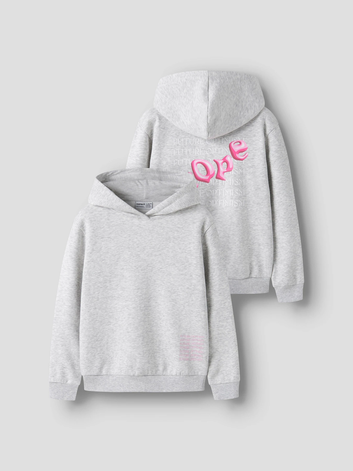 Худи и свитшоты Name it NIKOLISA LS NREG SWE WH BRU PB модель 13256858_Light Grey Melange Худи и свитшоты Name it NIKOLISA LS NREG SWE WH BRU PB модель 13256858_Light Grey Melange Фото