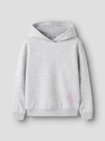 Худи и свитшоты Name it NIKOLISA LS NREG SWE WH BRU PB модель 13256858_Light Grey Melange Фото