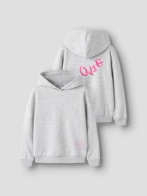 Худи и свитшоты Name it NIKOLISA LS NREG SWE WH BRU PB модель 13256858_Light Grey Melange Фото