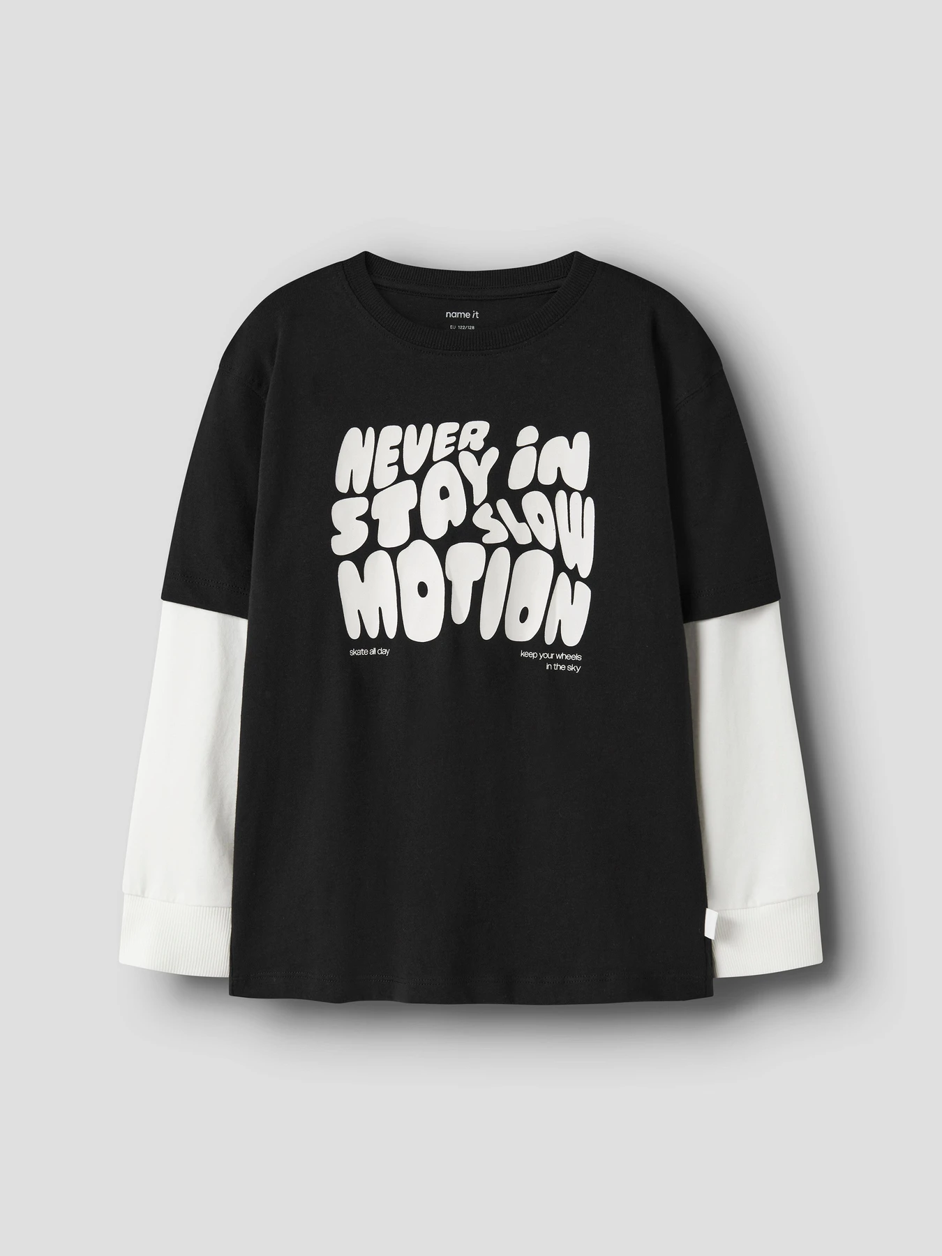 Худи и свитшоты Name it NASIM LS NREG TOP модель 13259205_Black Фото