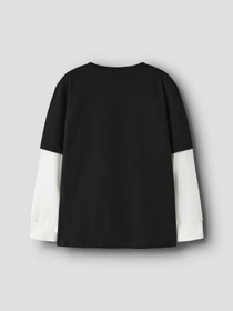 Худи и свитшоты Name it NASIM LS NREG TOP модель 13259205_Black Фото
