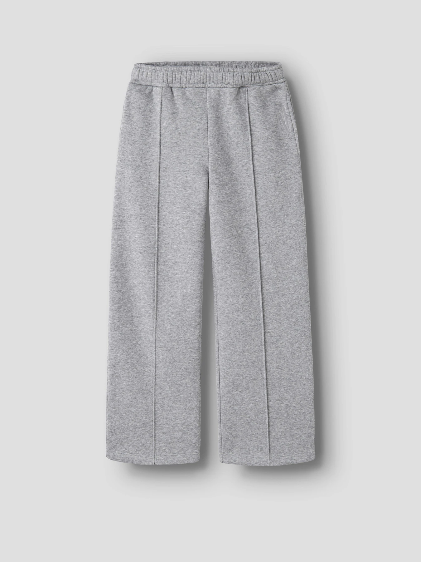 Брюки Name it ILLINA WIDE SWE PANT BRU PB модель 13256860_Light Grey Melange Фото