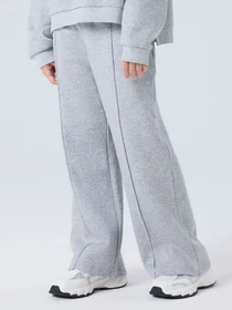 Брюки Name it ILLINA WIDE SWE PANT BRU PB модель 13256860_Light Grey Melange Фото