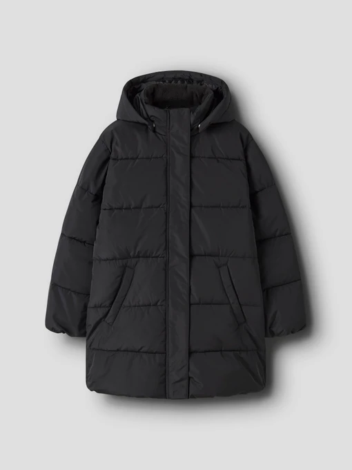 Куртки и дубленки Name it MEDOW03 PUFFER JACKET LONG FO модель 13242544_Black NEW BADGE Фото