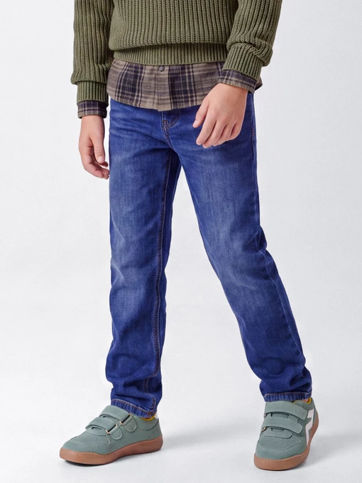 Джинси Name it RYAN REGULAR FLEECE JEANS модель 13257307_Dark Blue Denim Фото