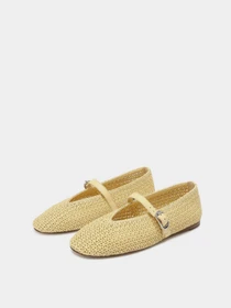 Туфли и лоферы Nokwol LOVA модель Lova Natural Raffia Фото
