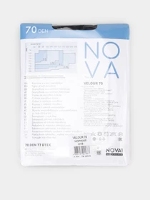 Колготы Nova модель NOVA Velour 70 чорний Фото
