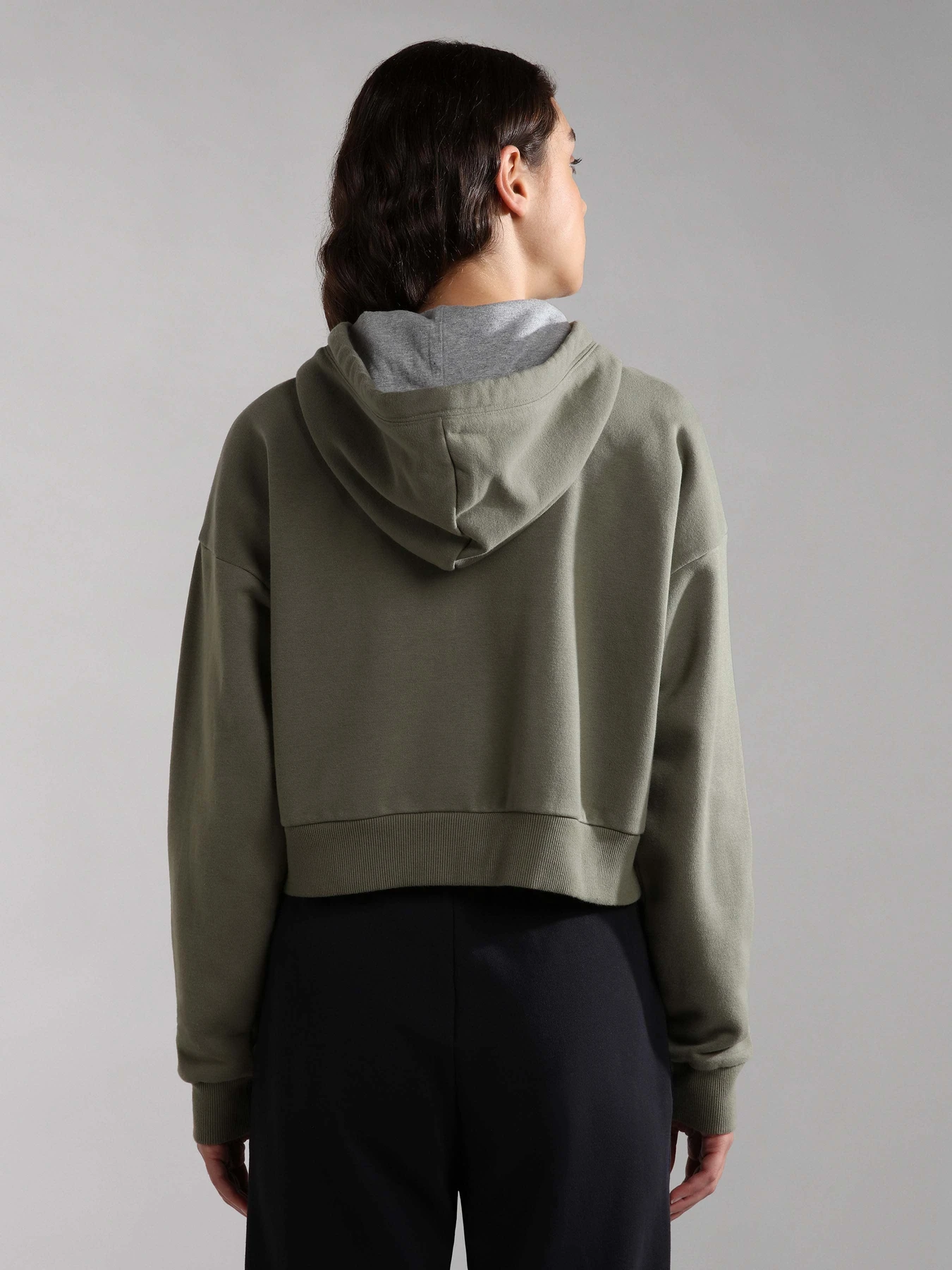 Худи и свитшоты Napapijri Burgee Crop W Green Lichen модель NP0A4GKJGAES Худи и свитшоты Napapijri Burgee Crop W Green Lichen модель NP0A4GKJGAES Фото