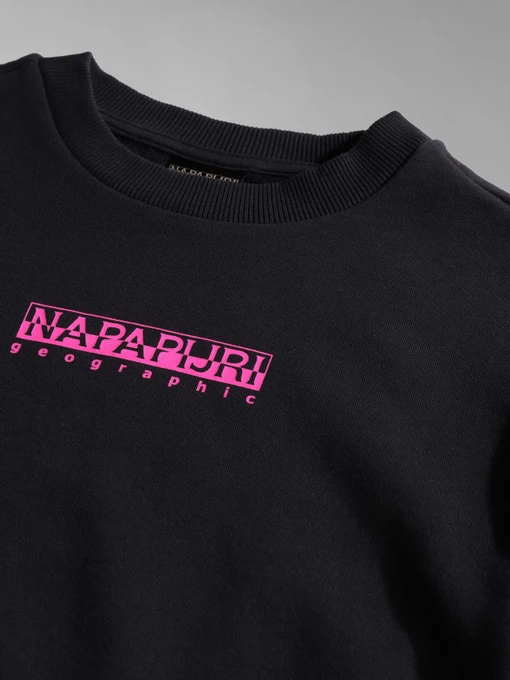 Бавовняний Дитячий Світшот Napapijri Kg B-Box Crop фото 3
