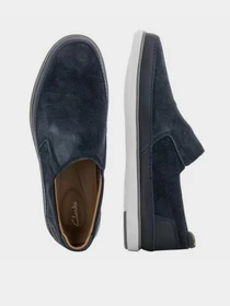 Слипоны и мокасины Clarks Bratton Step модель 26159692 Фото