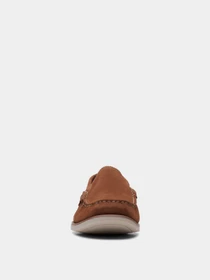Сліпони та мокасини Clarks Noonan Step Cola Suede модель 26159474 Фото