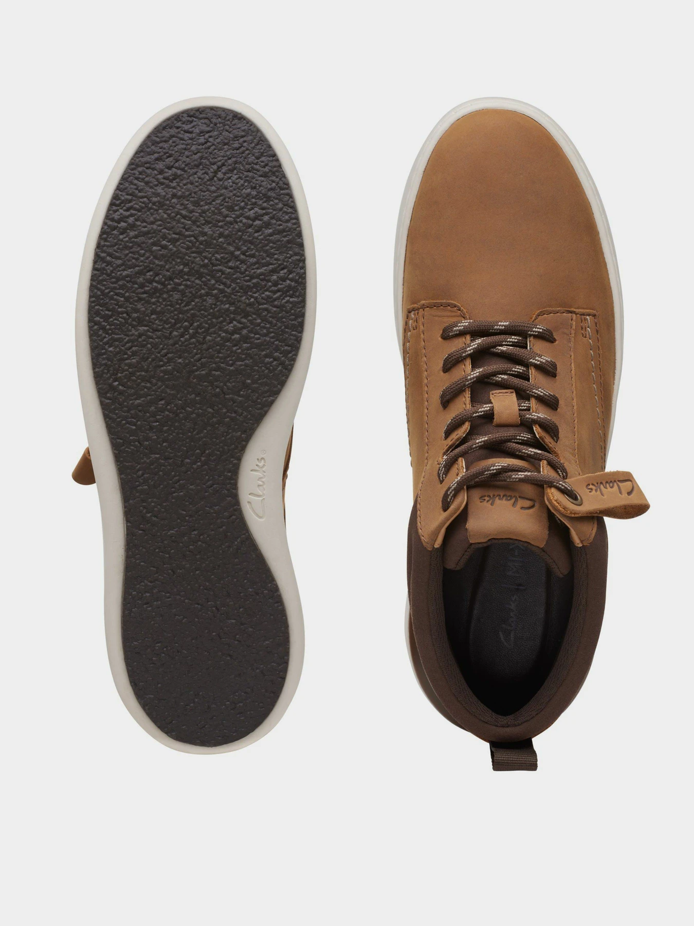 Ботинки и сапоги Clarks  Court Lite Mid Light Tan модель 26169132 Фото