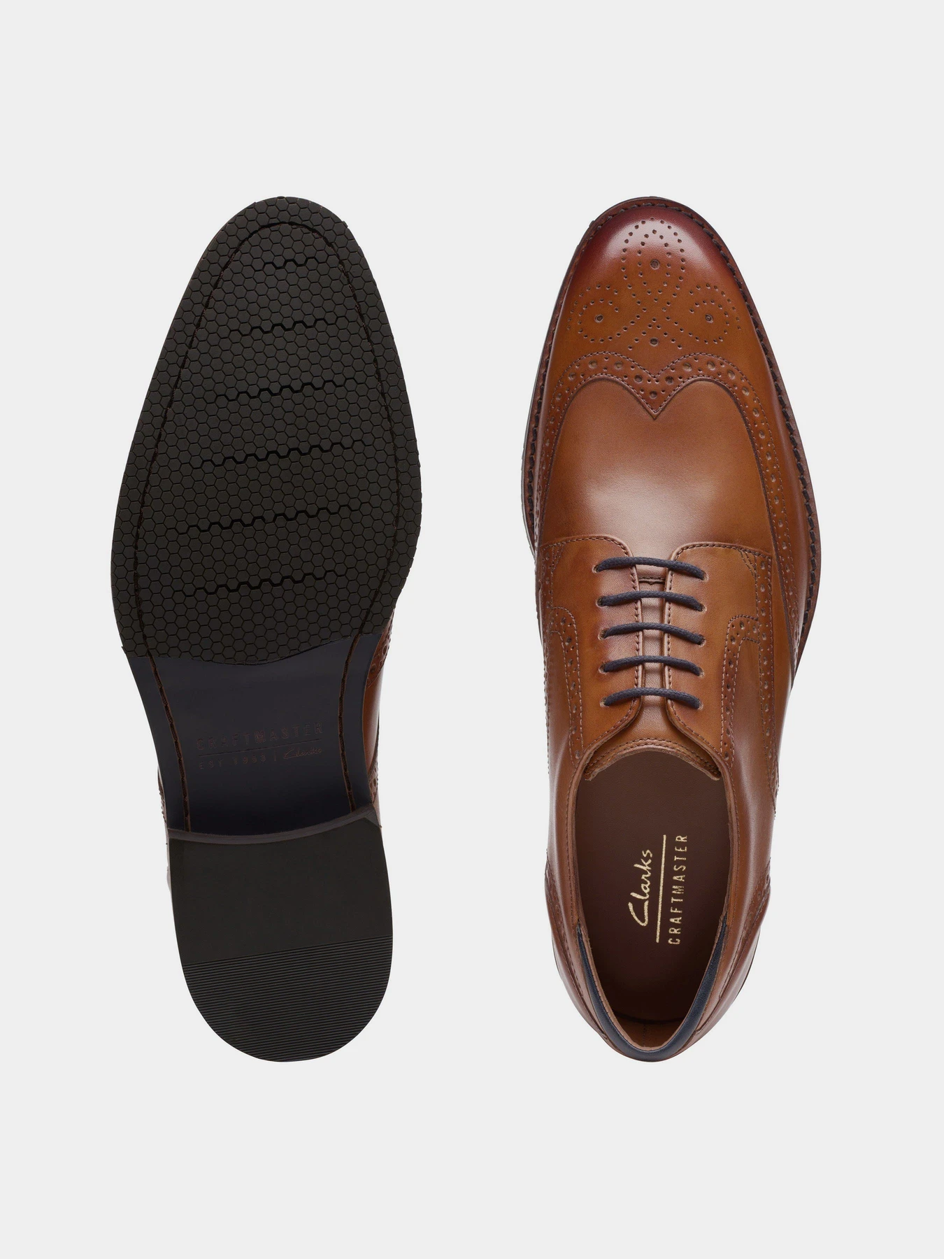 Туфли и лоферы Clarks Craft Arlo Lace модель 26171453 Туфли и лоферы Clarks Craft Arlo Lace модель 26171453 Фото
