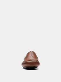 Сліпони та мокасини Clarks Markman Seam Tan Leather модель 26171568 Фото