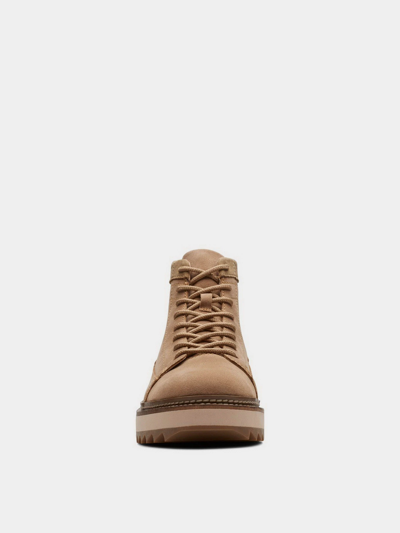 Ботинки и сапоги Clarks Clarkhill Hi Light Tan Suede модель 26173447 Фото