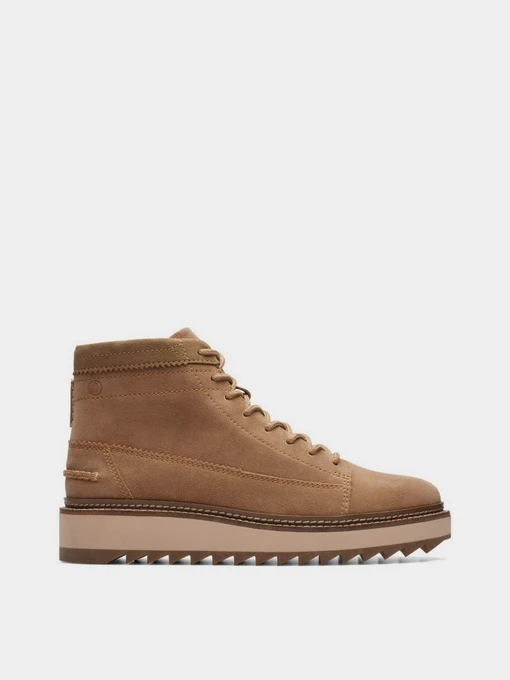 Ботинки и сапоги Clarks Clarkhill Hi Light Tan Suede модель 26173447 Фото