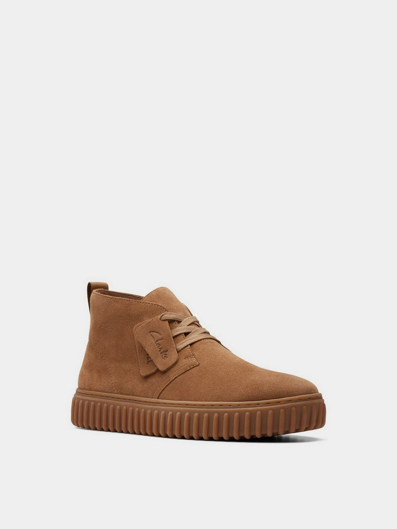 Ботинки и сапоги Clarks Torhill DB Cognac Suede модель 26173466 Ботинки и сапоги Clarks Torhill DB Cognac Suede модель 26173466 Фото