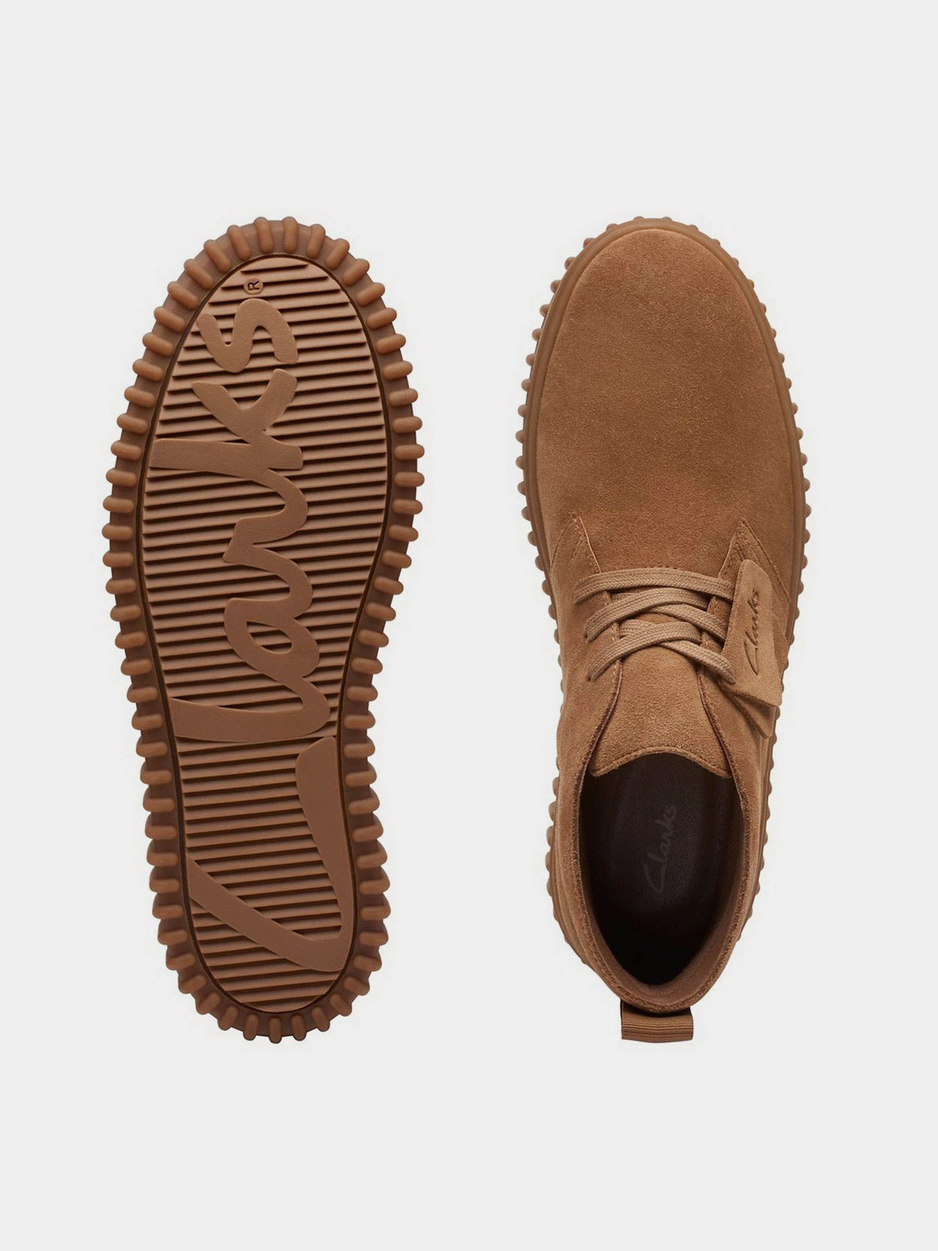 Ботинки и сапоги Clarks Torhill DB Cognac Suede модель 26173466 Ботинки и сапоги Clarks Torhill DB Cognac Suede модель 26173466 Фото