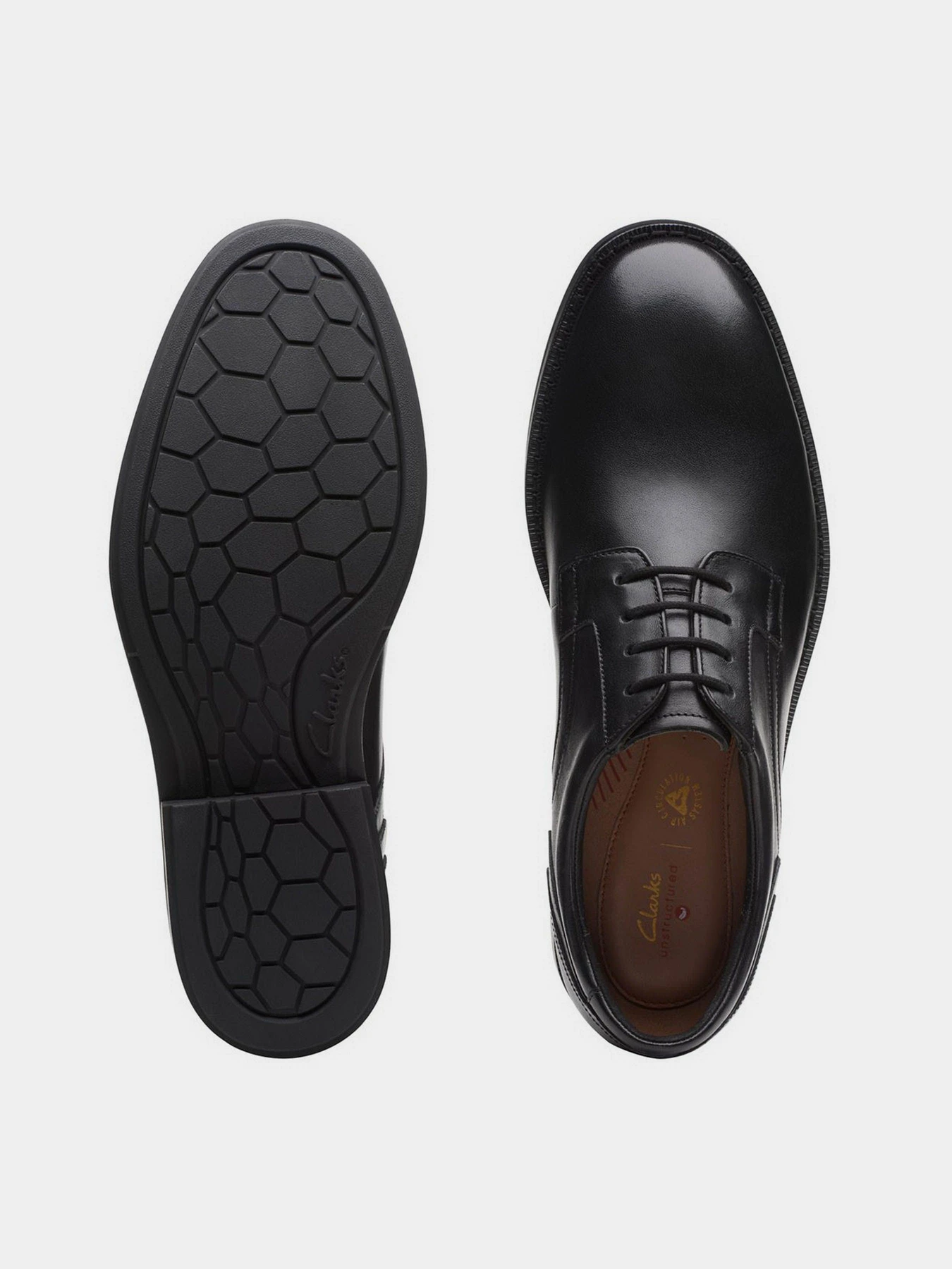 Туфли и лоферы Clarks Hugh Lace модель 26168322 Фото