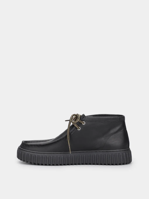 Шкіряні Чоловічі Черевики Clarks Torhill Hi фото 2