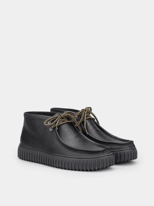 Шкіряні Чоловічі Черевики Clarks Torhill Hi фото 3