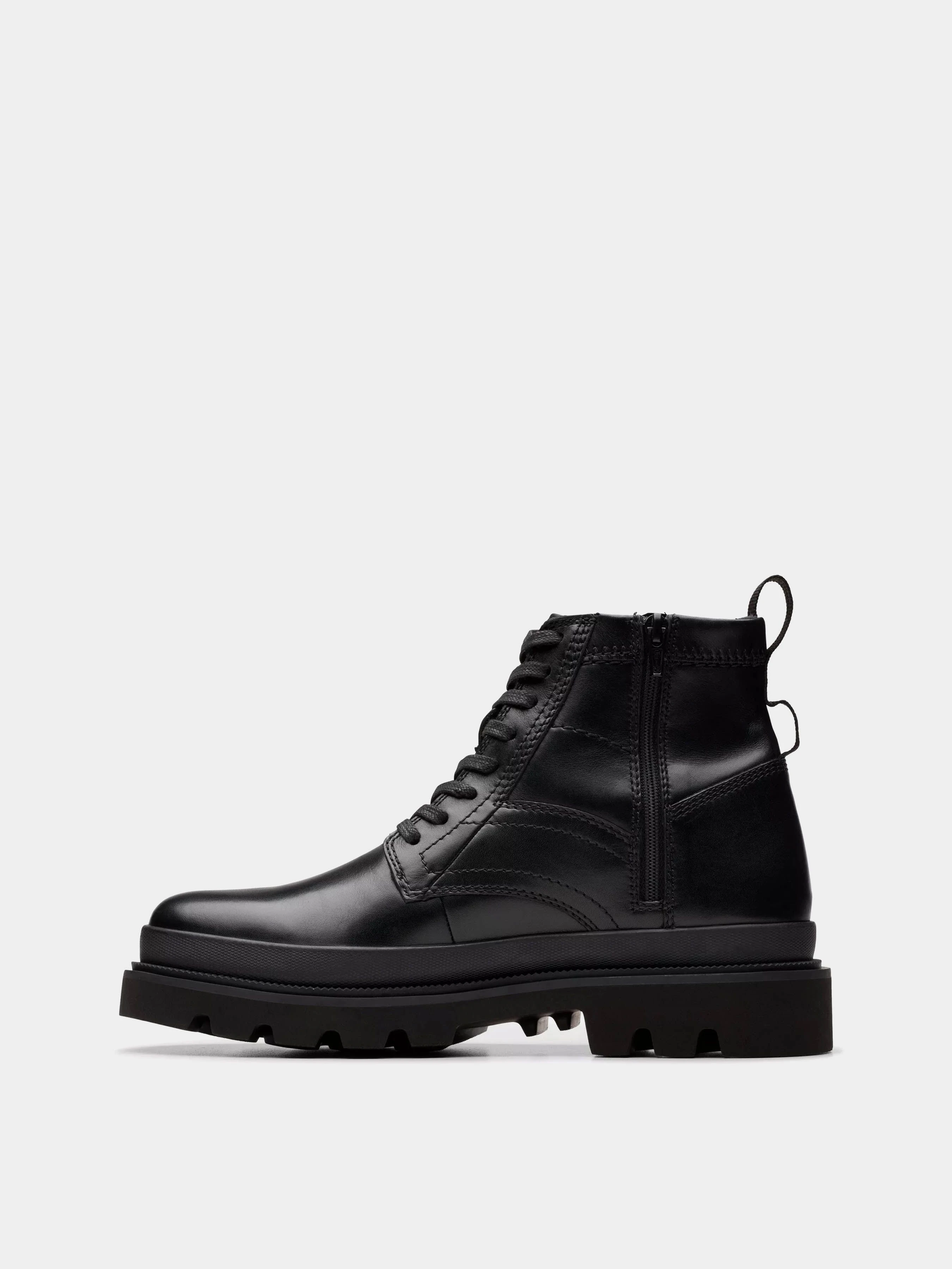Шкіряні Чоловічі Черевики Clarks Badell Hi Waterproof фото 2