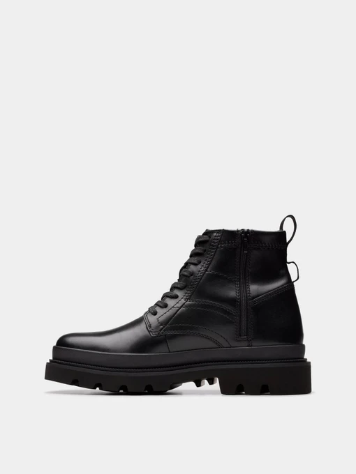 Шкіряні Чоловічі Черевики Clarks Badell Hi Waterproof фото 2