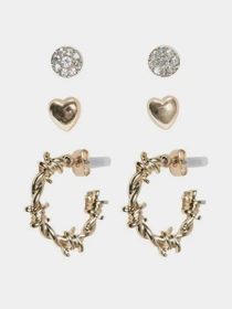 Серьги-гвоздики Only модель 15328096_Gold Colour Фото