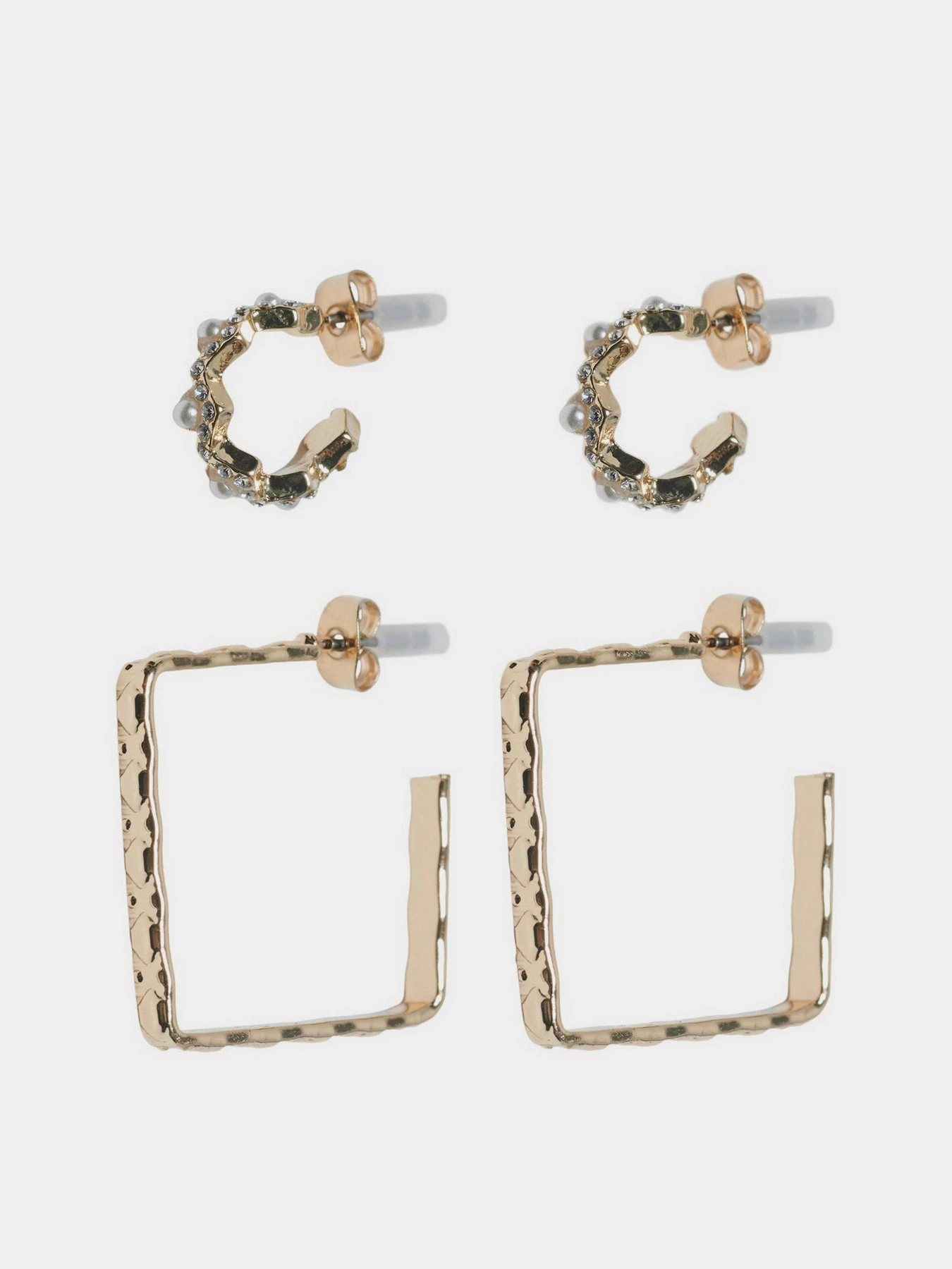Серьги-гвоздики Only модель 15328093_Gold Colour Фото