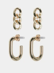 Серьги-гвоздики Only модель 15328095_Gold Colour Фото