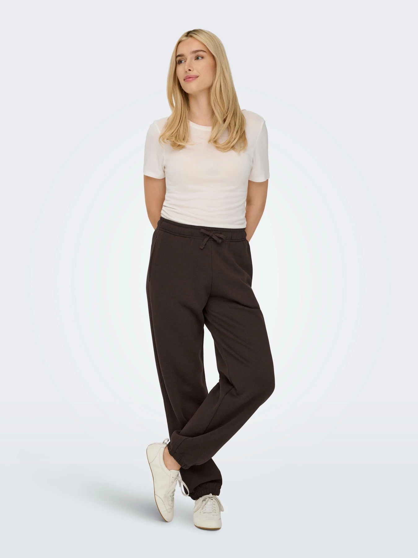 Штани Only BEST CUFF PANT SWT модель 15357504_Chocolate Torte Фото